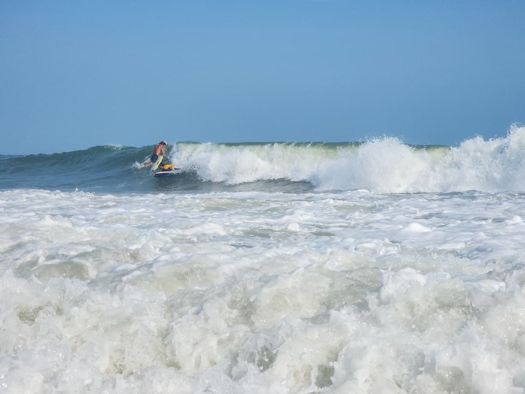 Surfers At Robert Moses