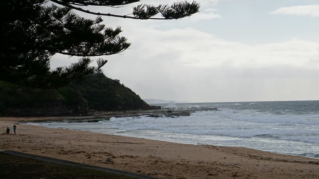 Beach view at Coledale NSW