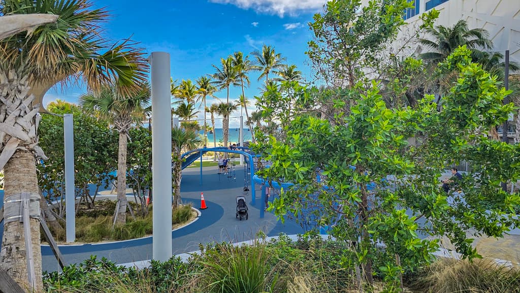 DC Alexander Park, Fort Lauderdale beach. Winter trip to Florida, USA, 2024/25