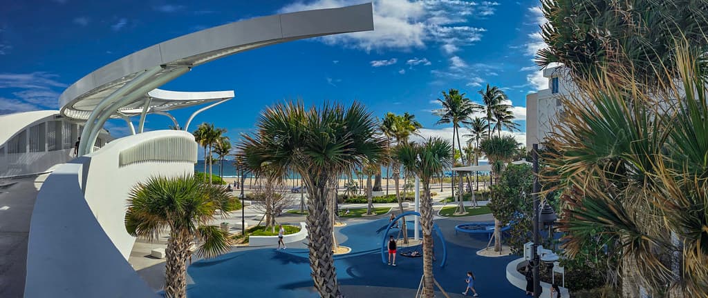 DC Alexander Park, Fort Lauderdale beach. Winter trip to Florida, USA, 2024/25