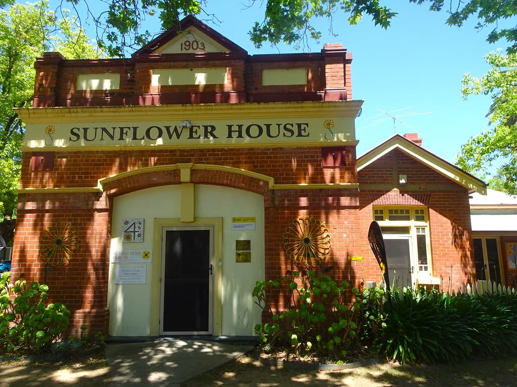 Wagga Wagga. The old Fire Station opposite Victory Memorial Park. Built in 1903. Now offices for psychological services.