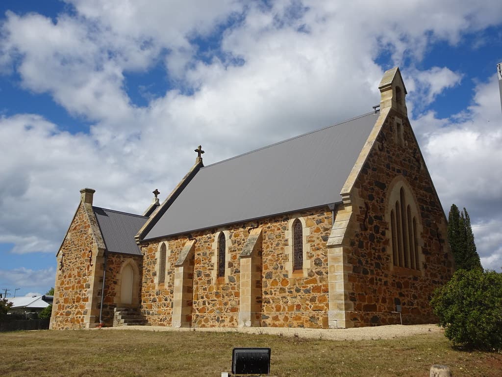 Swansea Tasmania. All Saints Anglican Church built in 1871 and still in use.