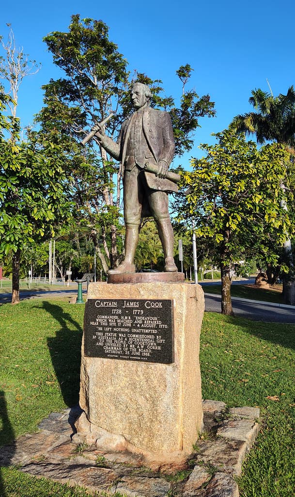 Captain James Cook monument in Cooktown