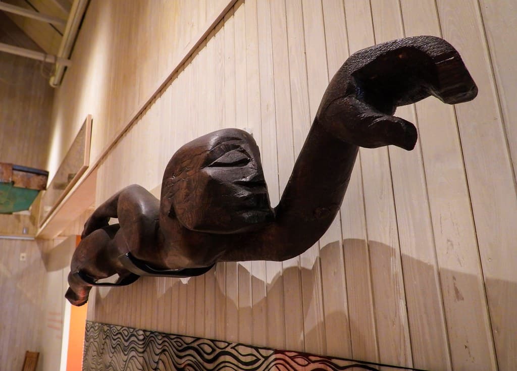 The Swimmer - sculpture by Walter Inglis Anderson