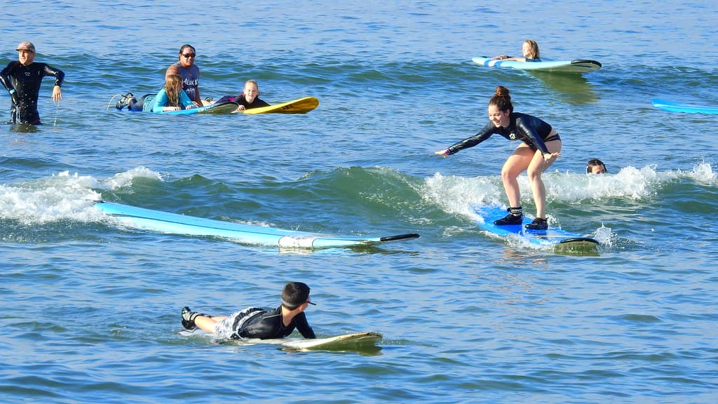 Surf Lessons at Kalama Park
