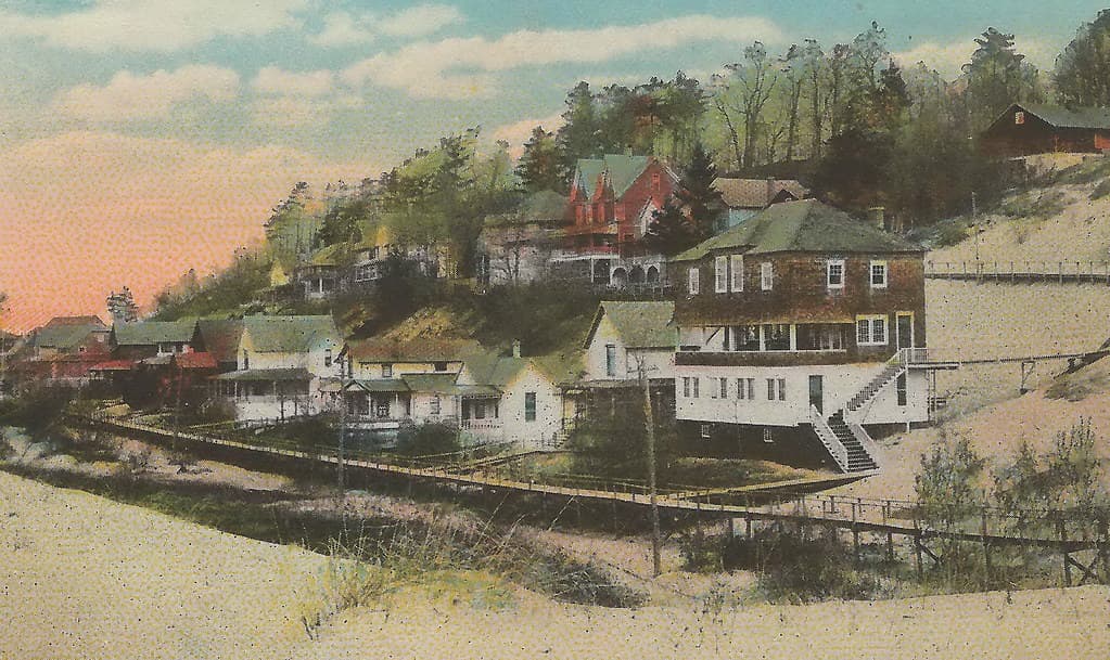 SW Holland Ottawa Beach MI c.1910 Cottages and Resorts at Ottawa Beach back in the Steamer Ferry  Excursion and Vacation Days in Southwest Michigan HR BRINK Bookstore Publisher4