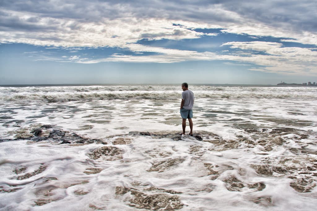 Surrounded by troubled seas