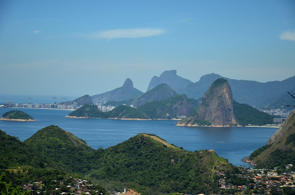 Visual do Rio de Janeiro tirado do Parque da Cidade de Niterói