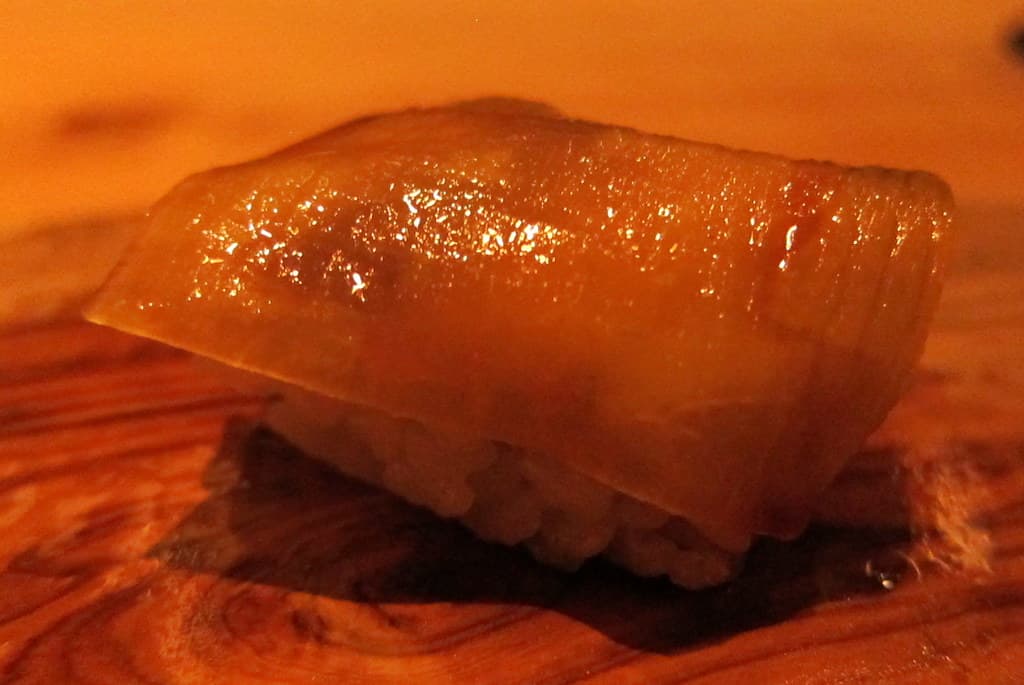 Florida - Sunny Isles: NAOE - Pickled Aji with white seaweed
