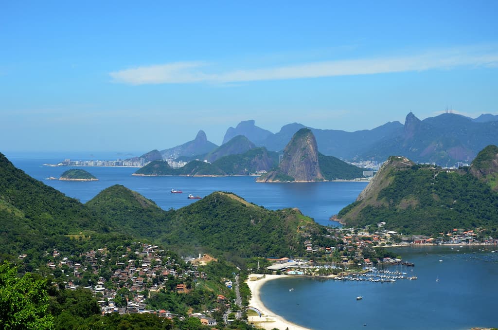 Visual do Rio de Janeiro tirado do Parque da Cidade de Niterói