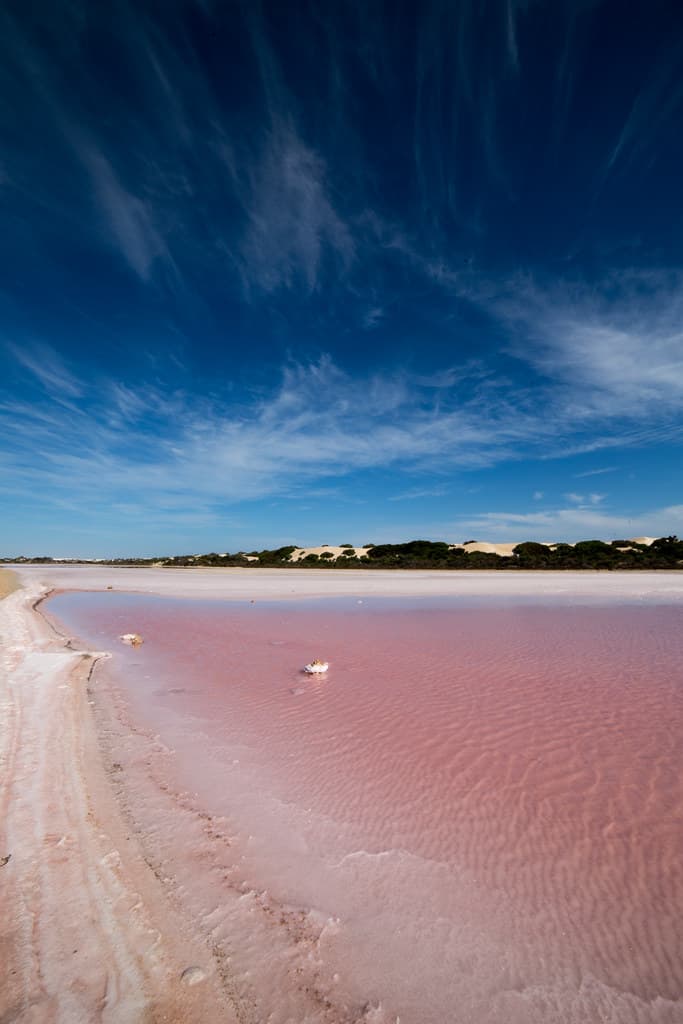 Salt lake at Point Sinclair