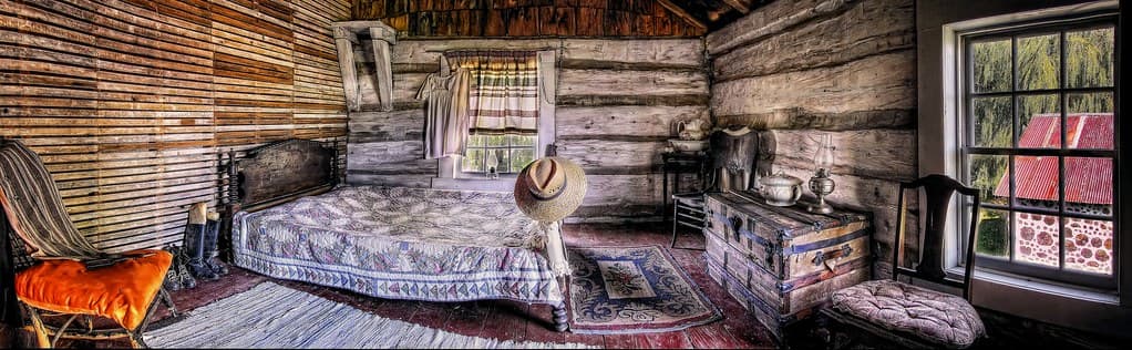 Bygone Days Heritage Village Panorama