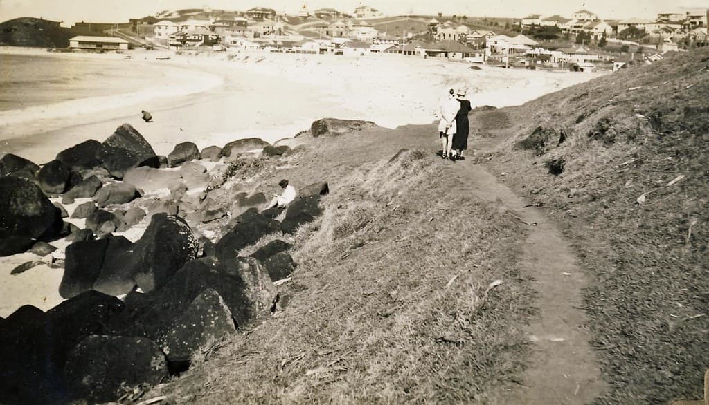 Rainbow Bay, Queensland from Greenmount Beach, Qld. Australia - 1930s