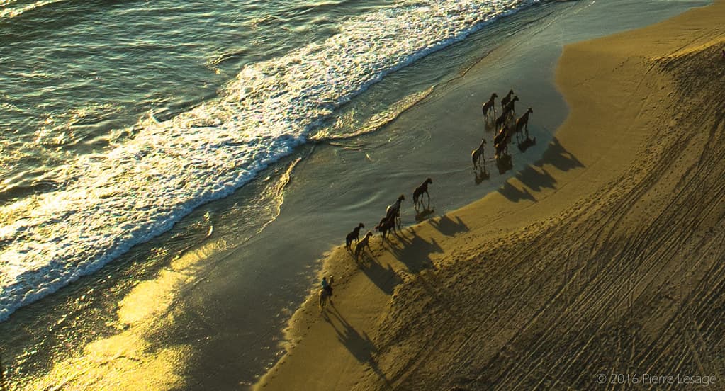 Kite Aerial Photography over Playa Larga, Zihuatanejo
