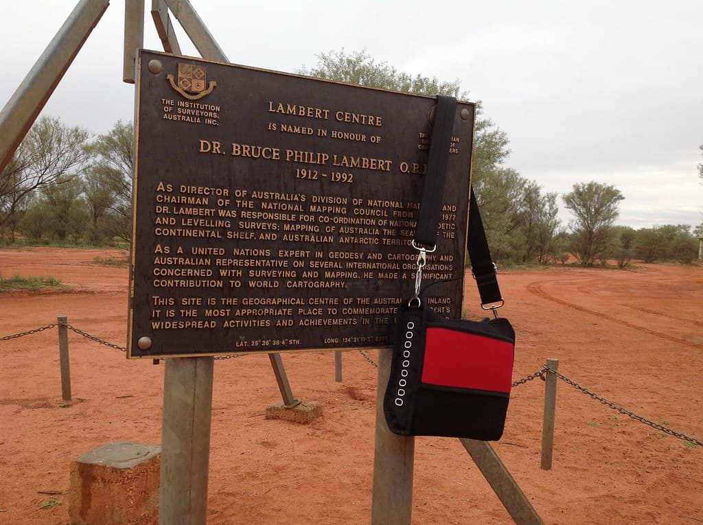 In the Geographical Centre of Australia, the Lambert Centre.