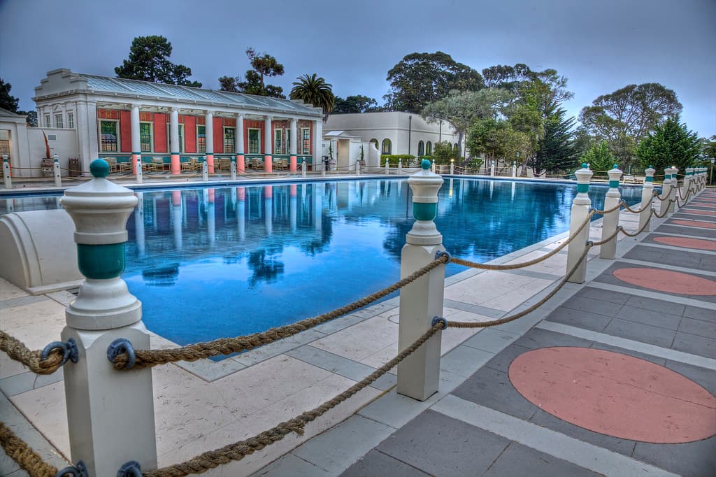Roman Plunge Pool at Naval Postgraduate School in Monterey, California