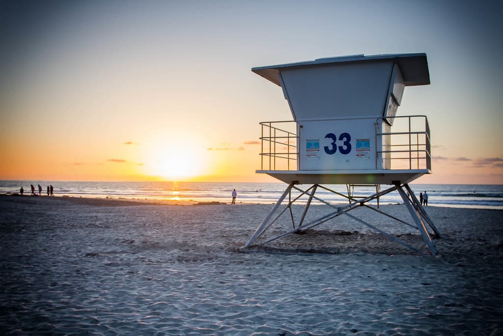 Last of the Light for Lifeguard Tower 33