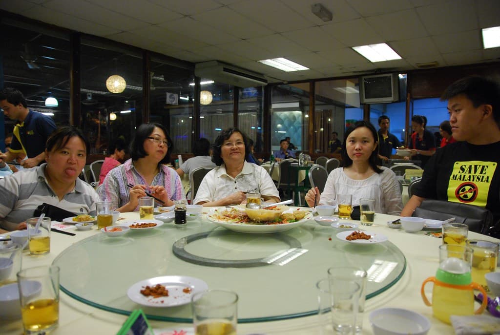 Ning, Aunt Lee Tin, Aunt Lee Leng, Fei Ni, Pee Seng