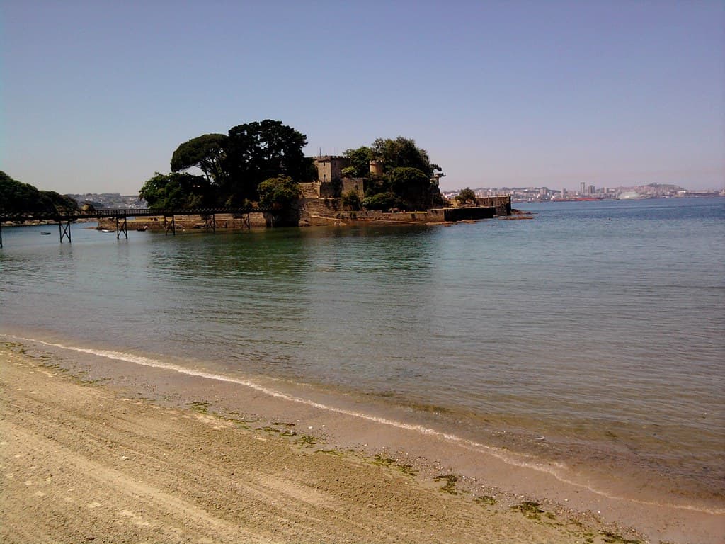 Playa de Santa Cruz, Coruña
