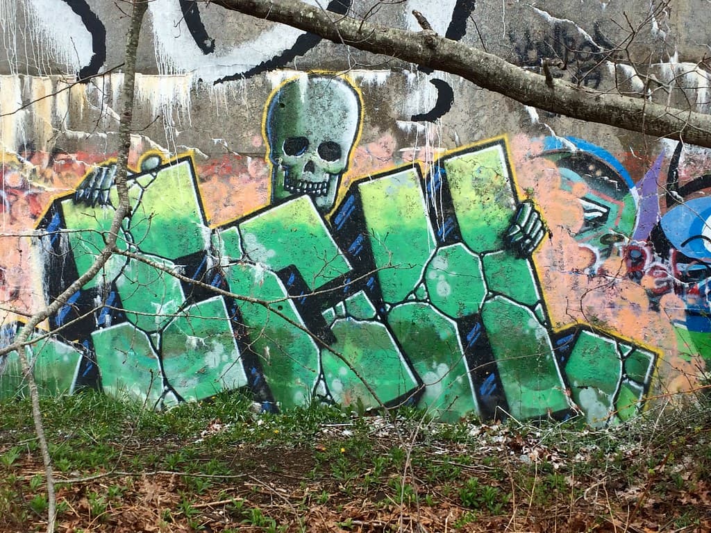 Battery Steele (1942) – graffiti (Spring 2016)