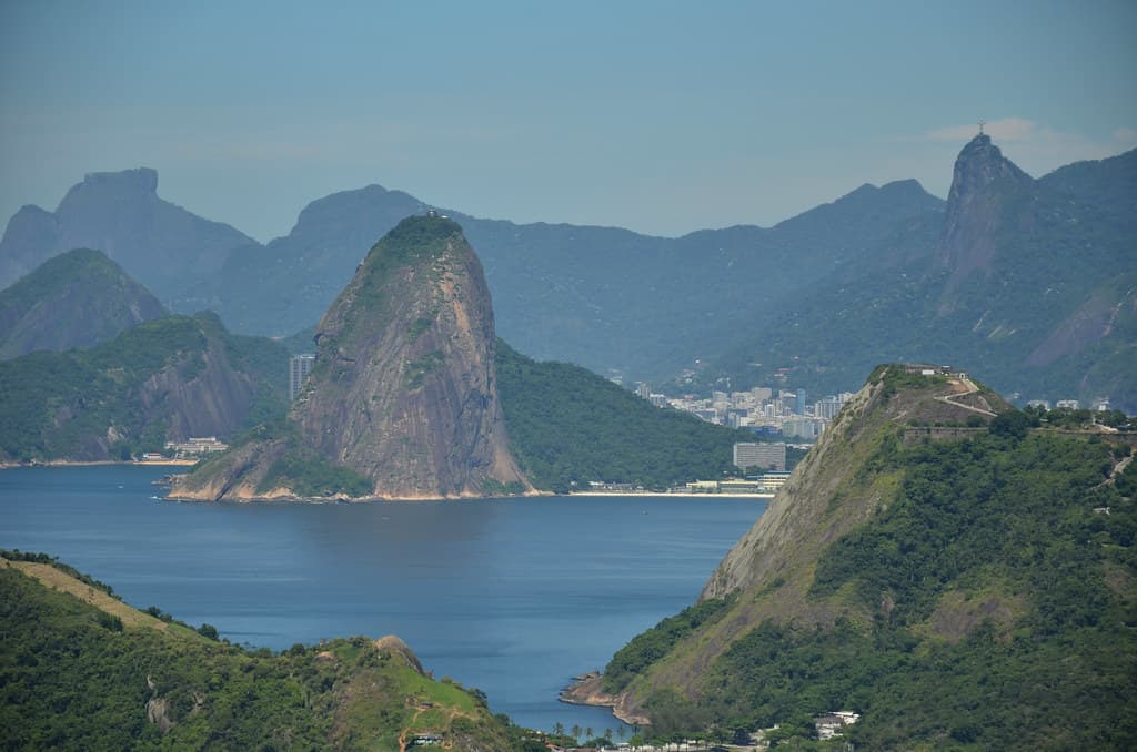 Visual do Rio de Janeiro tirado do Parque da Cidade de Niterói