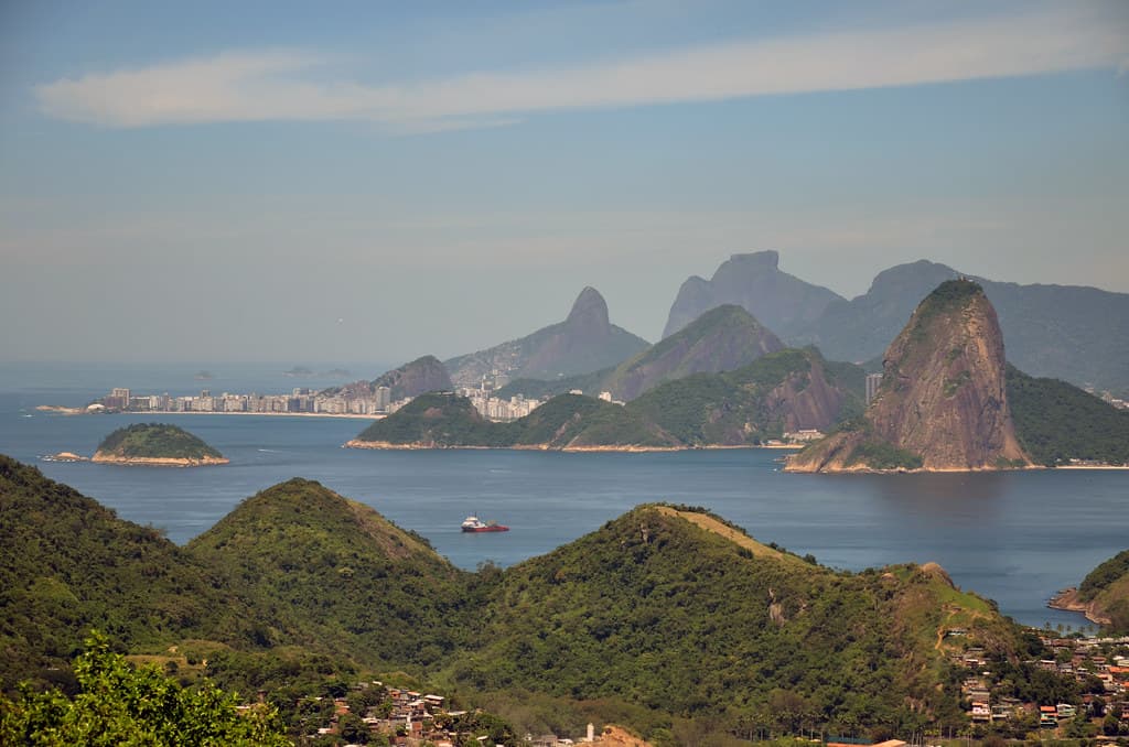 Visual do Rio de Janeiro tirado do Parque da Cidade de Niterói