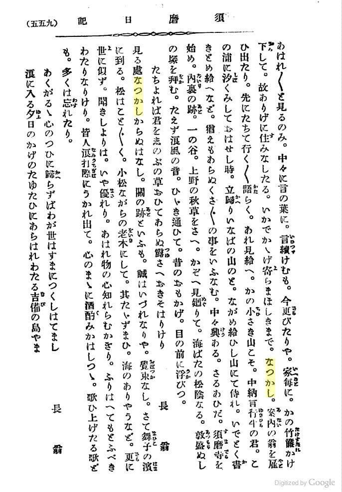 Nostalgia in Premodern Japan: The Suma Diary
