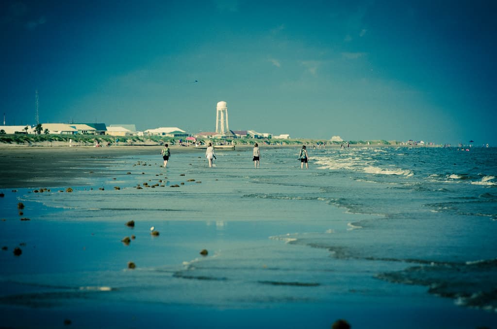 Grand Isle Gulf Beach view 3