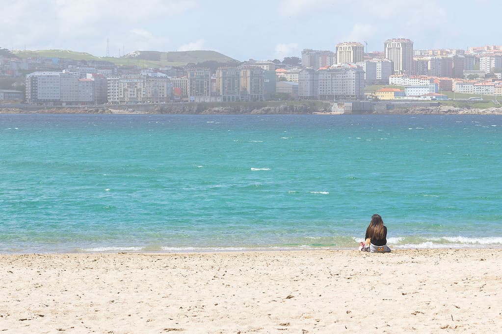 Praia de Riazor — photo by garikoitz bv
