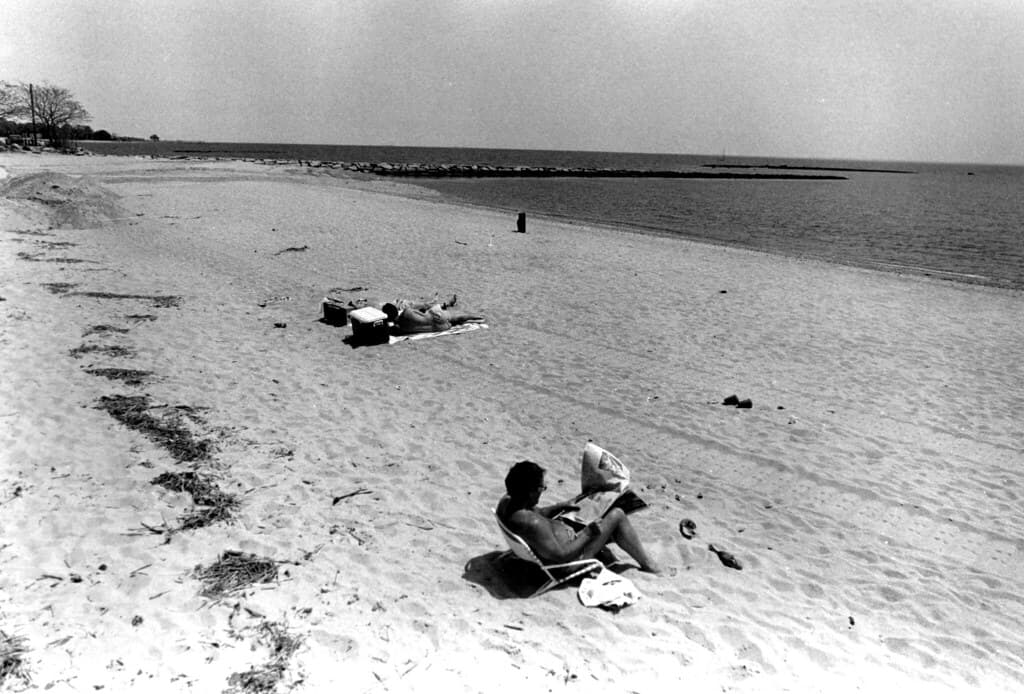 Calf Pasture Beach entrance to Norwalk Harbor, CT