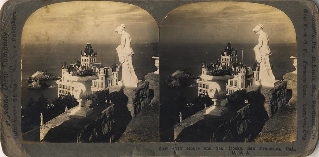 Cliff House and Seal Rocks, San Francisco, Cal. USA - circa 1901