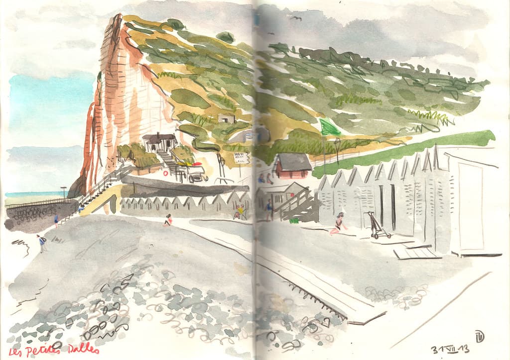 Plage de Petites-Dalles