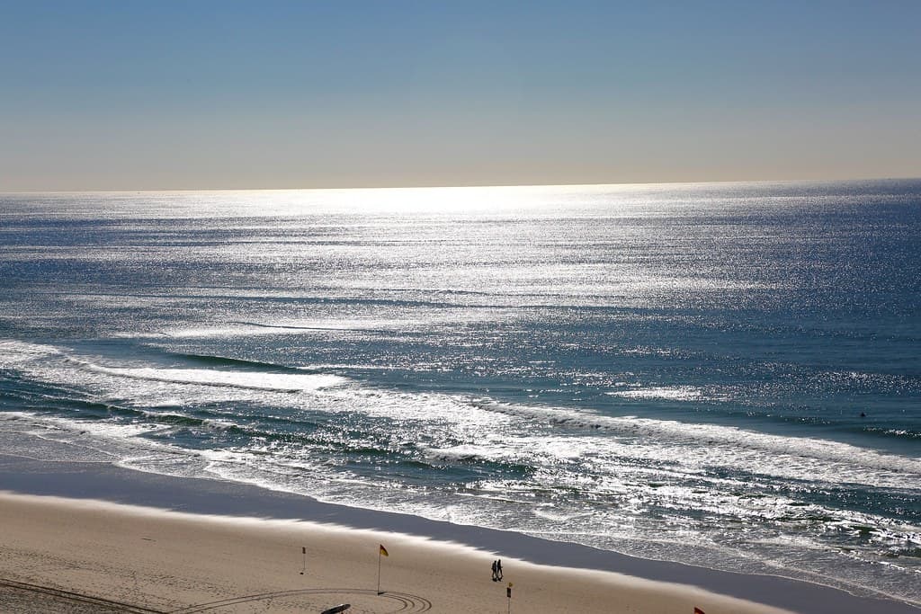 Silver on golden sands