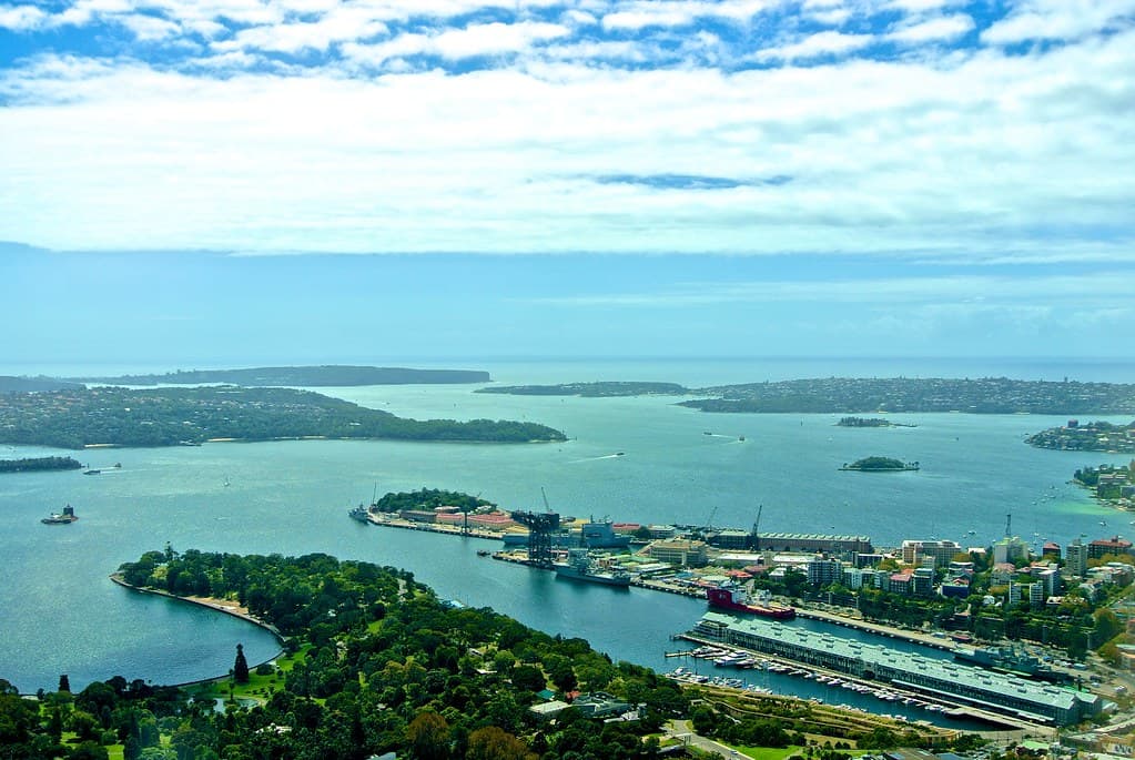 Looking out towards the Sydney Heads