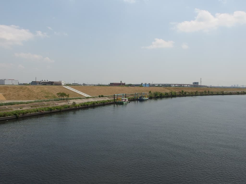 Sumida River @ BLue Sluice Gate @ Akabane