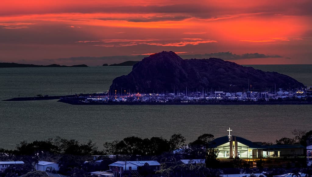Anglican Church at Dawn