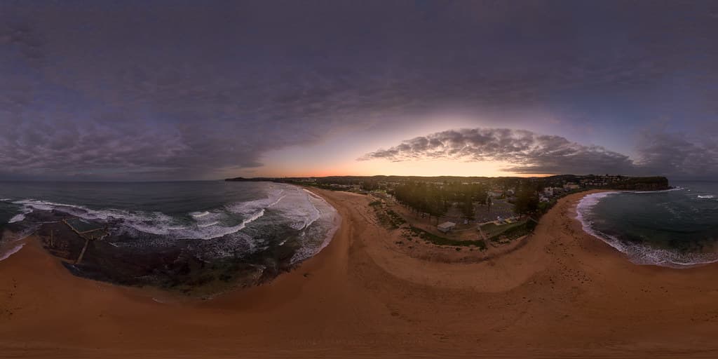 Mona Vale Beach at Sunset