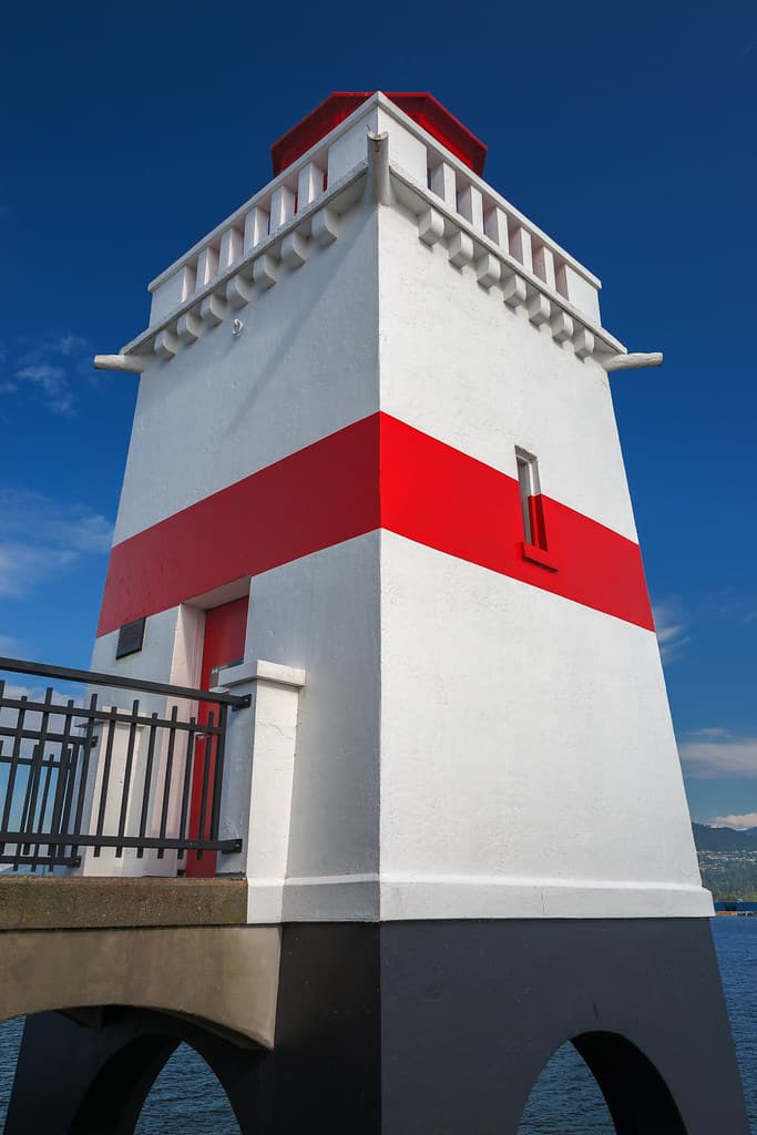 Brockton Point lighthouse in Stanley Park (Vancouver BC, Canada)