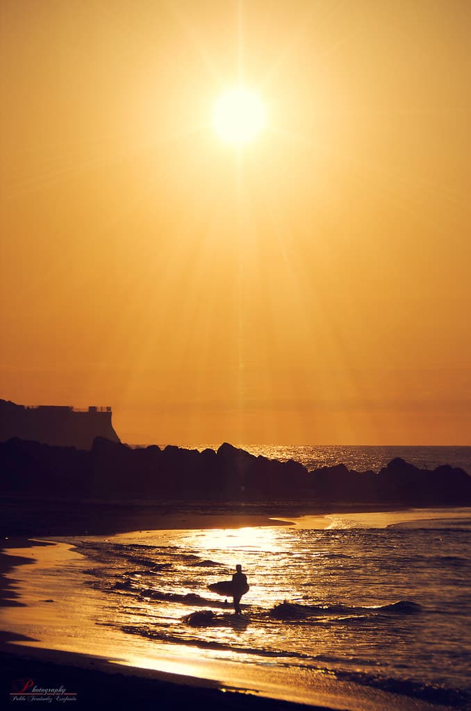 Surfing Sunset