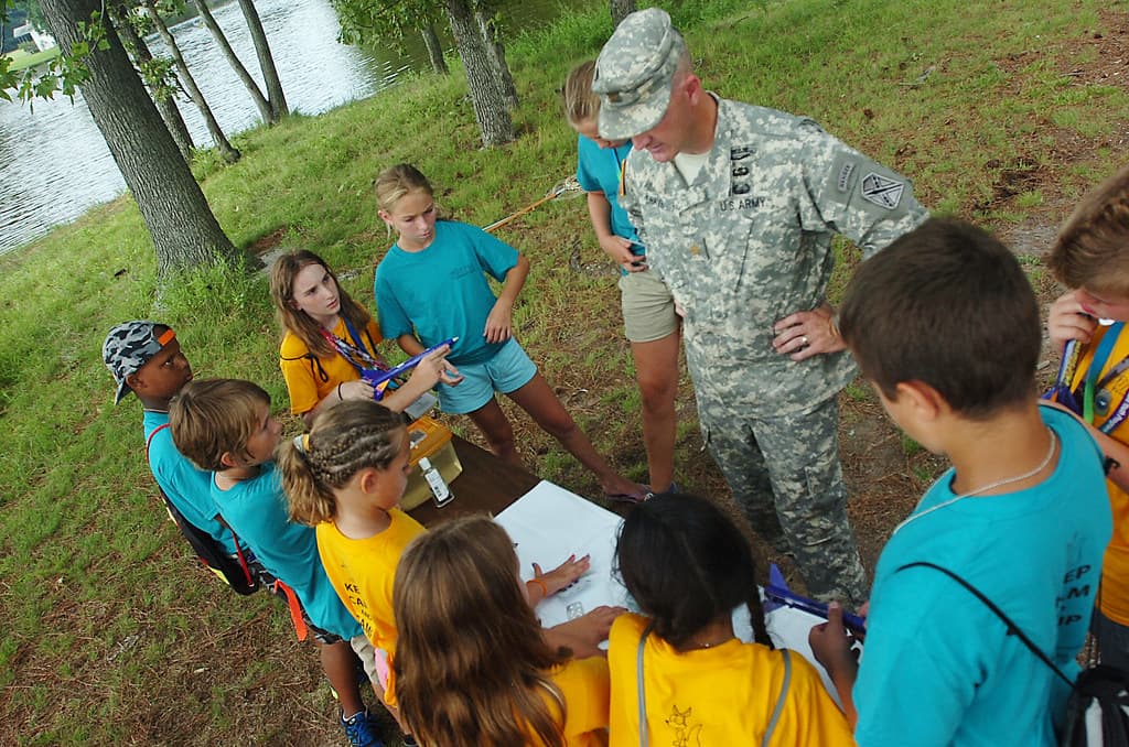 Military kids enjoy 8th annual Va. Guard Youth Camp