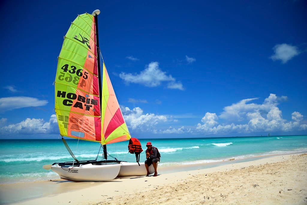 Hobie Cat in Cayo Santa Maria (Cuba)