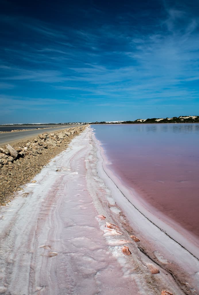 Salt lake at Point Sinclair