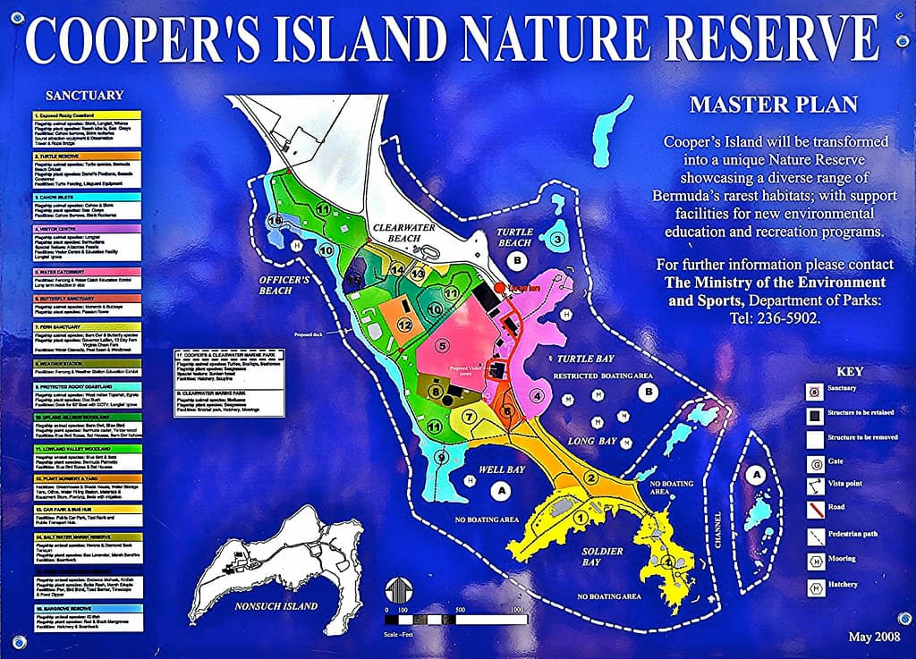 Cooper's Island Nature Reserve: the plan