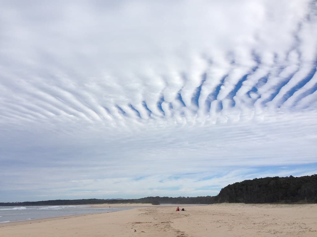 Valla Beach with amazing sky