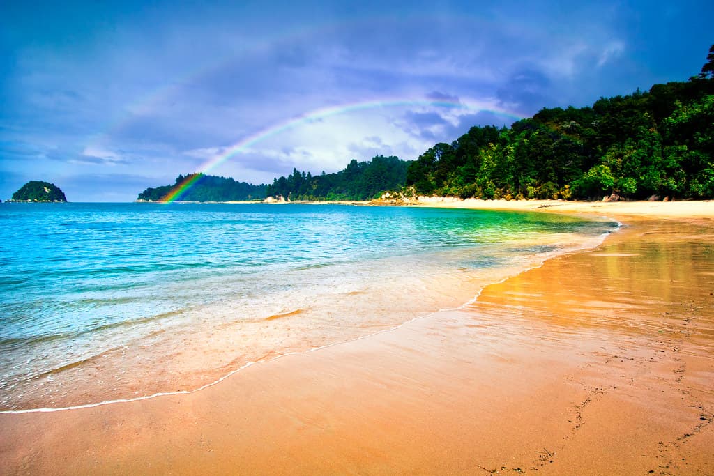 Little Kaiteriteri Beach — photo by Michael Matti