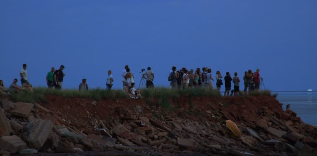 Town Beach Broome everyone waiting for the Staircase to the Moon