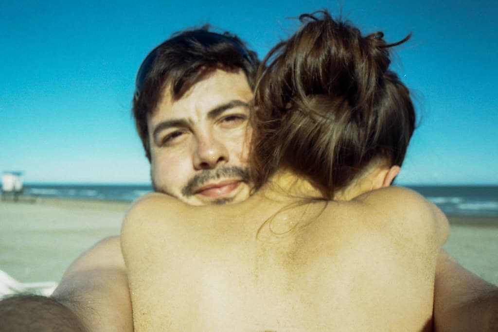 Selfie con amor (analógica y desenfocada)