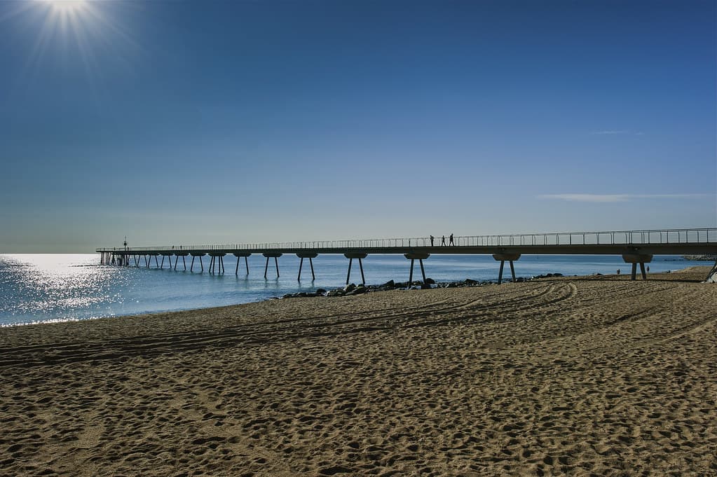 Montgat Beach — photo by MiquelGP54