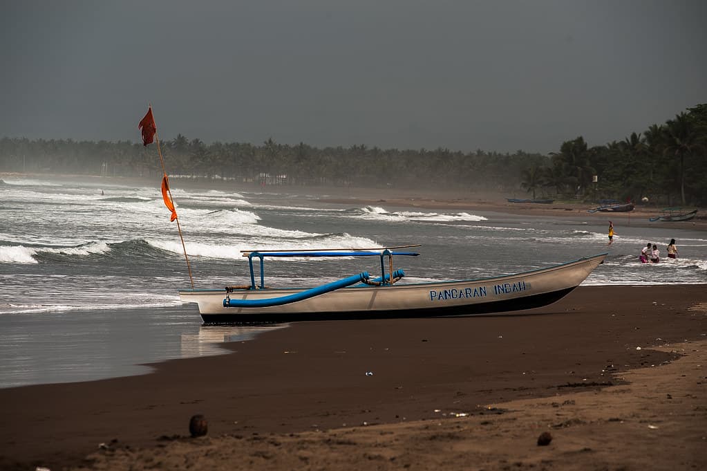 Boat on Sunrise Beach