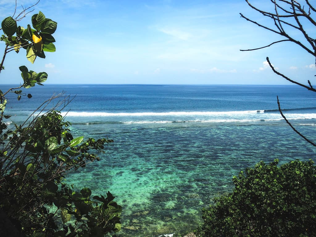 Las aguas azules de Bali